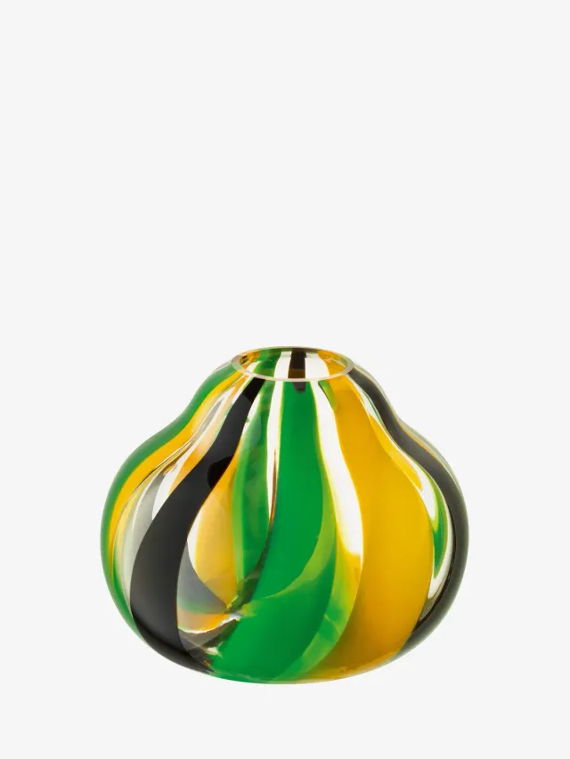 LSA Folk vase mundblæst glas små buketter