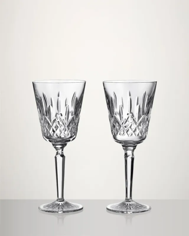 Waterford Lismore Tall Goblet vinglas 2 stk krystal