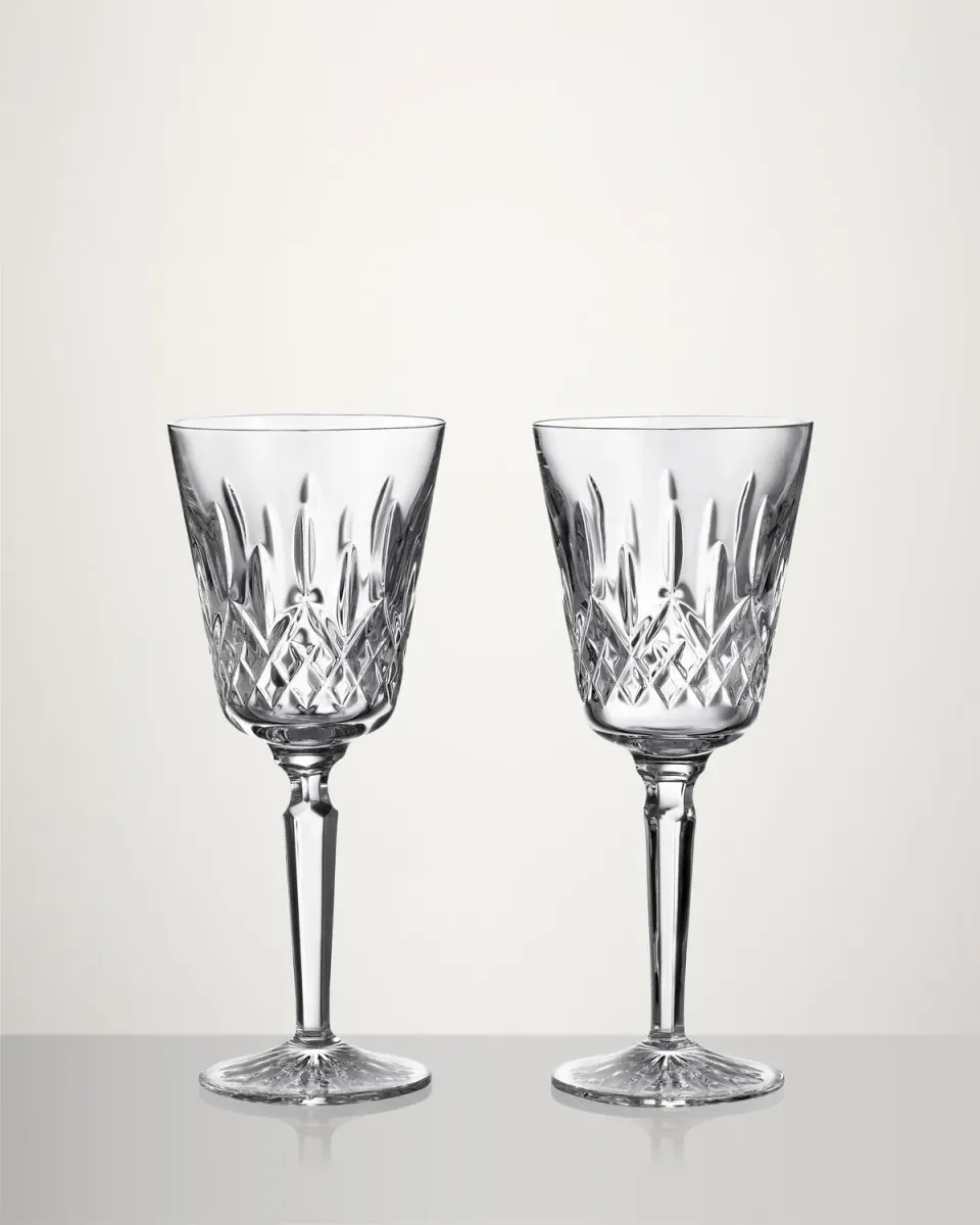 Waterford Lismore Tall Goblet vinglas 2 stk krystal