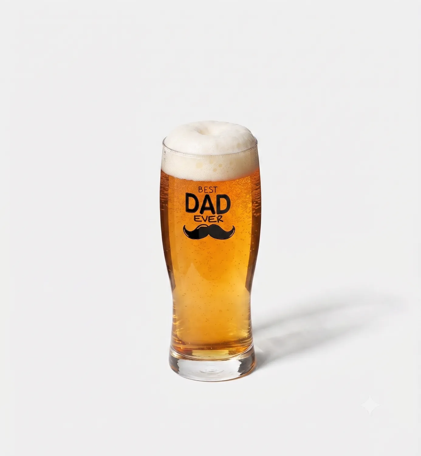 Krosno Best Dad Ever ølglas 500 ml med tryk