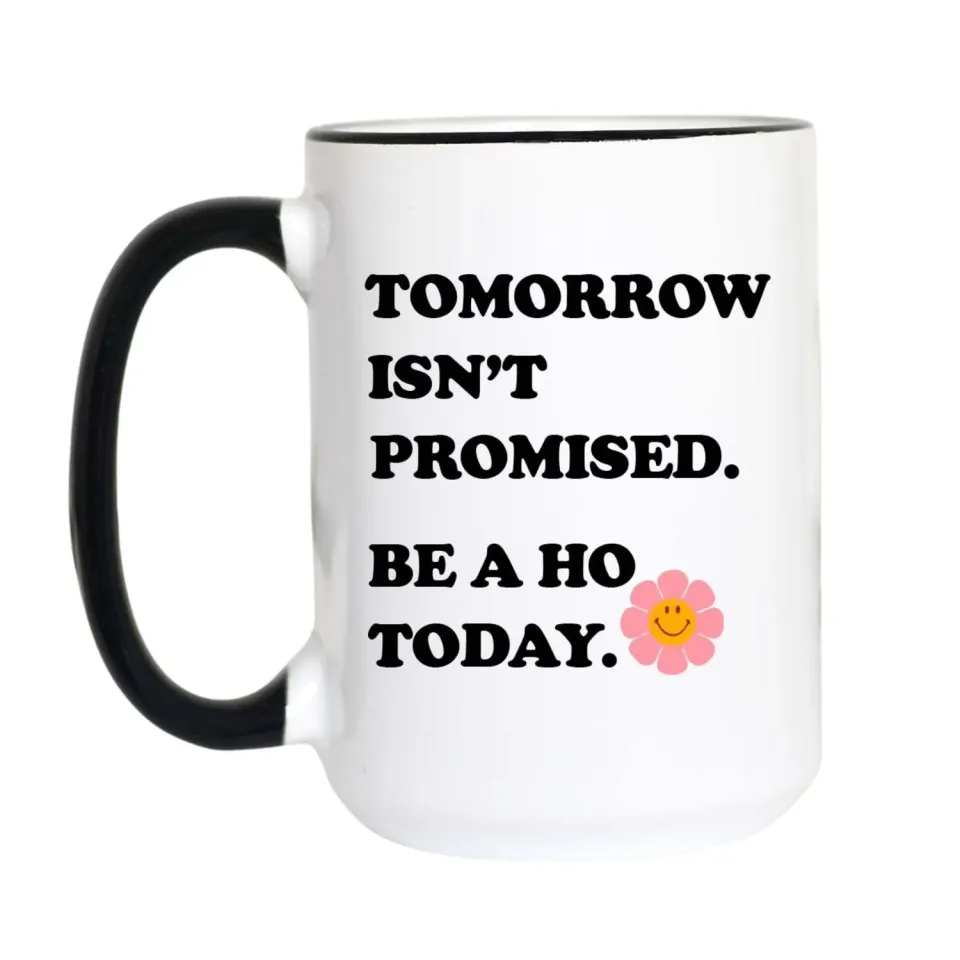 Mugsby Be a Ho Today kop 325 ml hvid