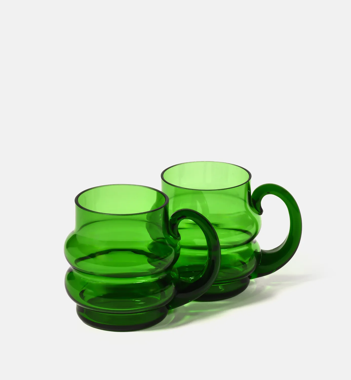 Krosno Double Bubble 1969 krystalkop 190 ml emerald