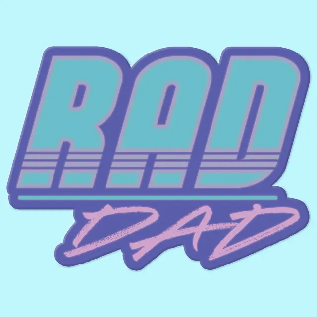 Mugsby Rad Dad 80s krus keramik sjov far