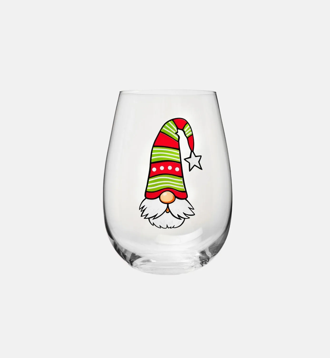 Krosno God Jul drikkeglas 500 ml 3 stk med nisser