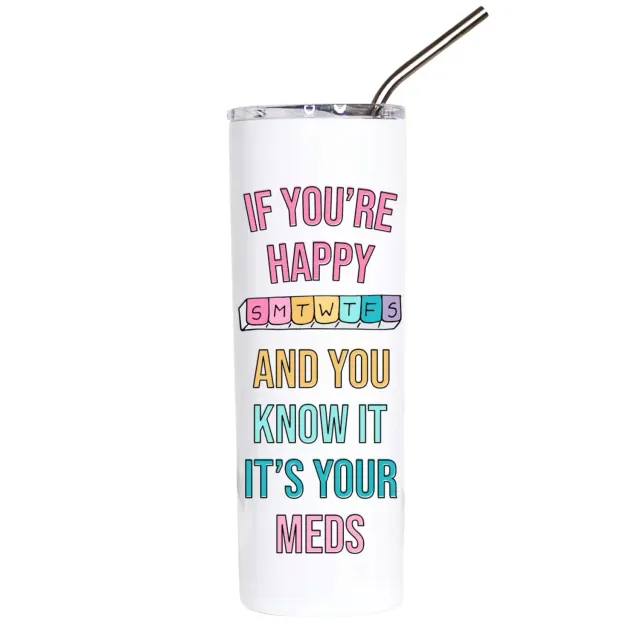 Mugsby If You're Happy It's Your Meds termokop 591 ml
