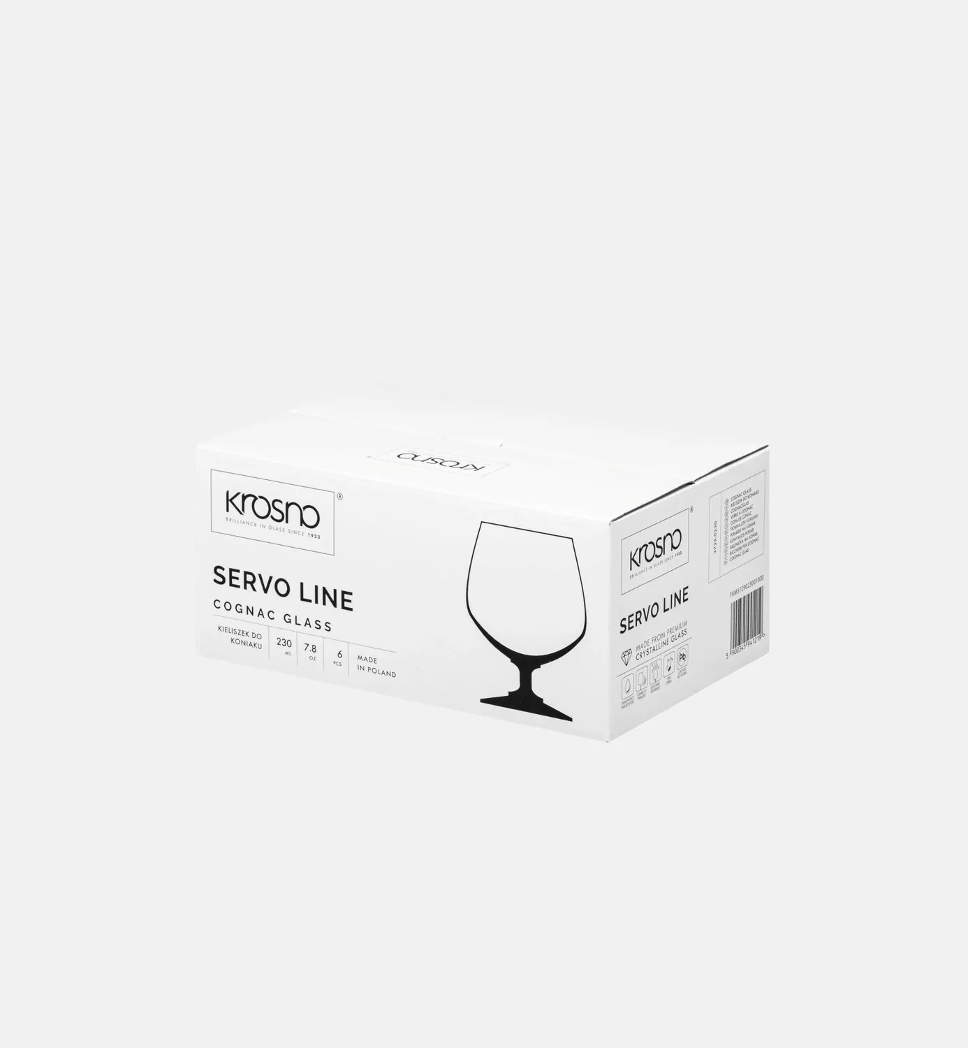 Krosno Servo Line cognacglas 230 ml krystalglas