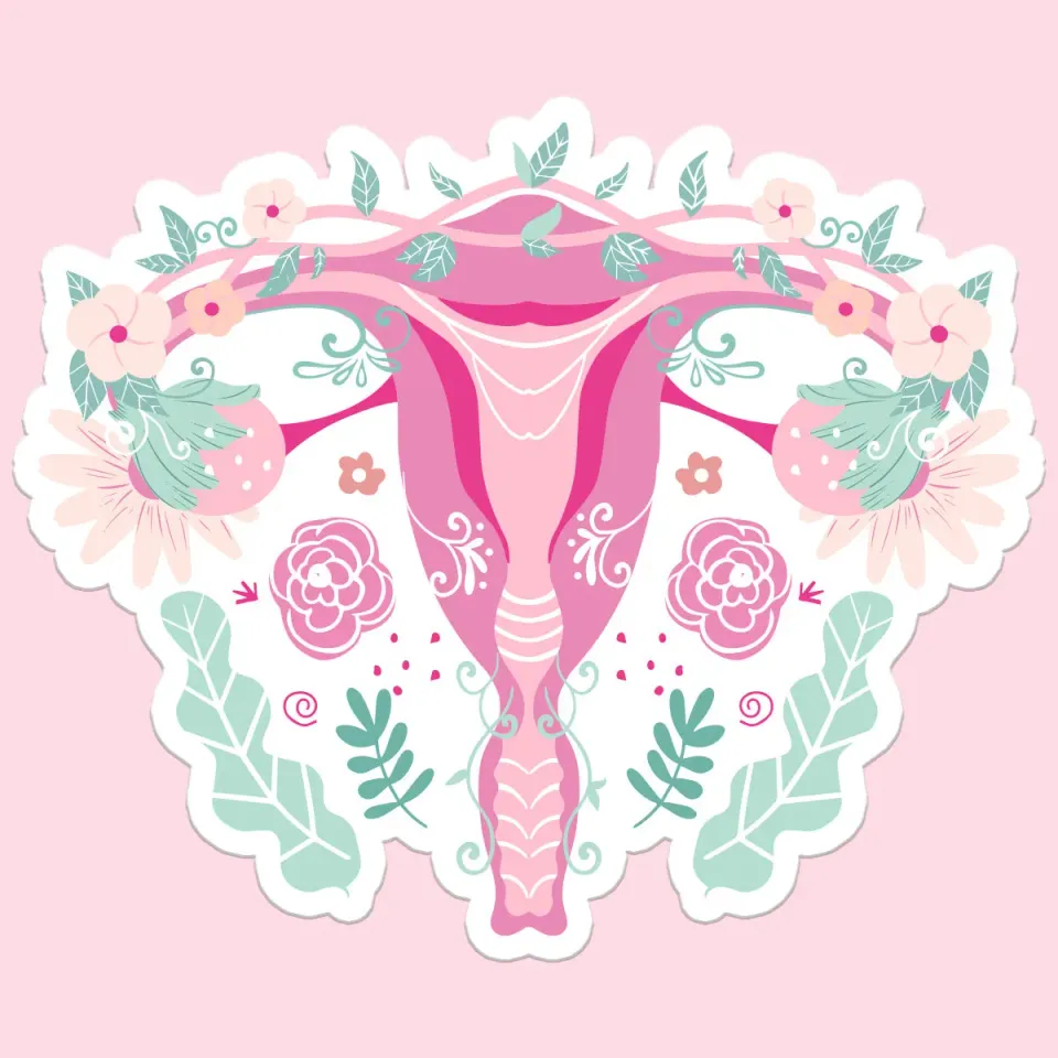 Mugsby Uterus Women's Right klistermærke vinyl
