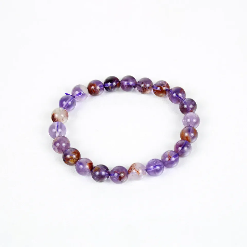 El'Cobre Auralite 23 krystal armbånd 8 mm elastik