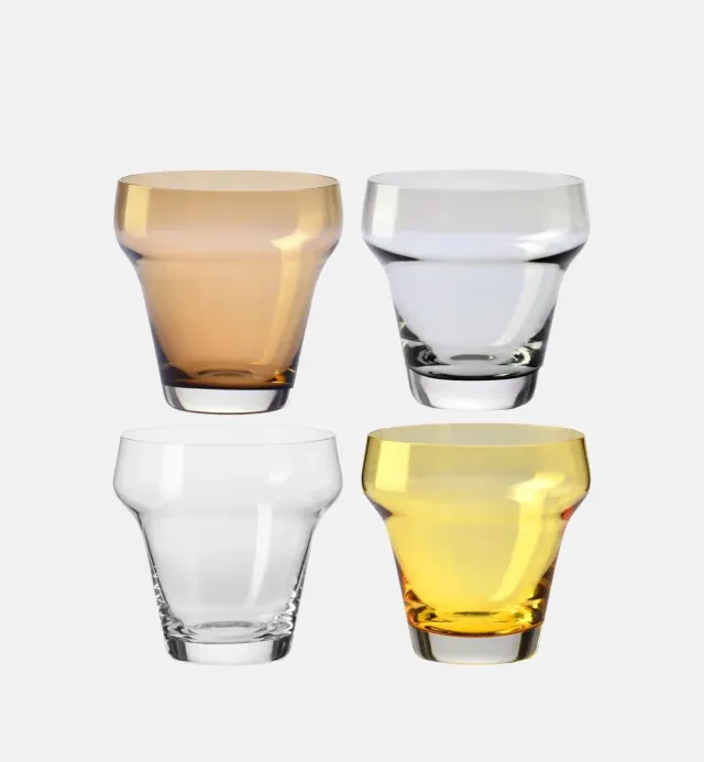 Krosno Gemstone In&Out tumbler 300 ml 4 stk farvet