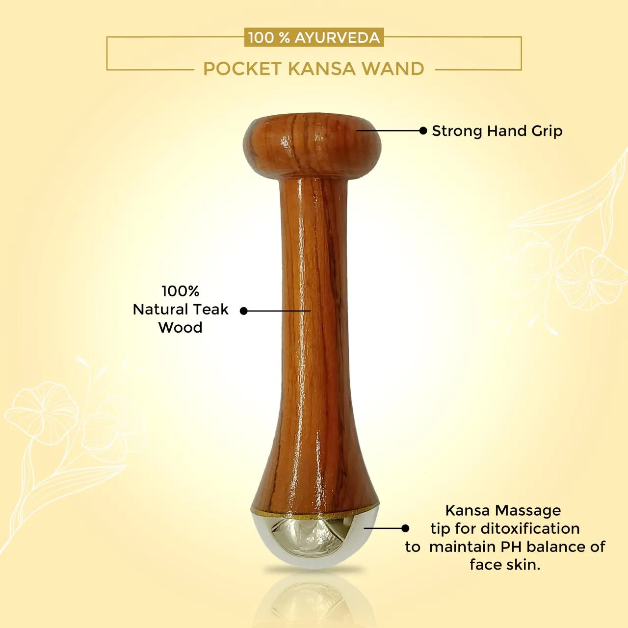 El'Cobre Deluxe Pocket Kansa Wand massager