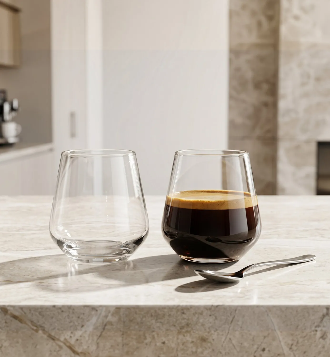 Krosno Coffee Moments kaffeglas 110 ml 4 stk krystal