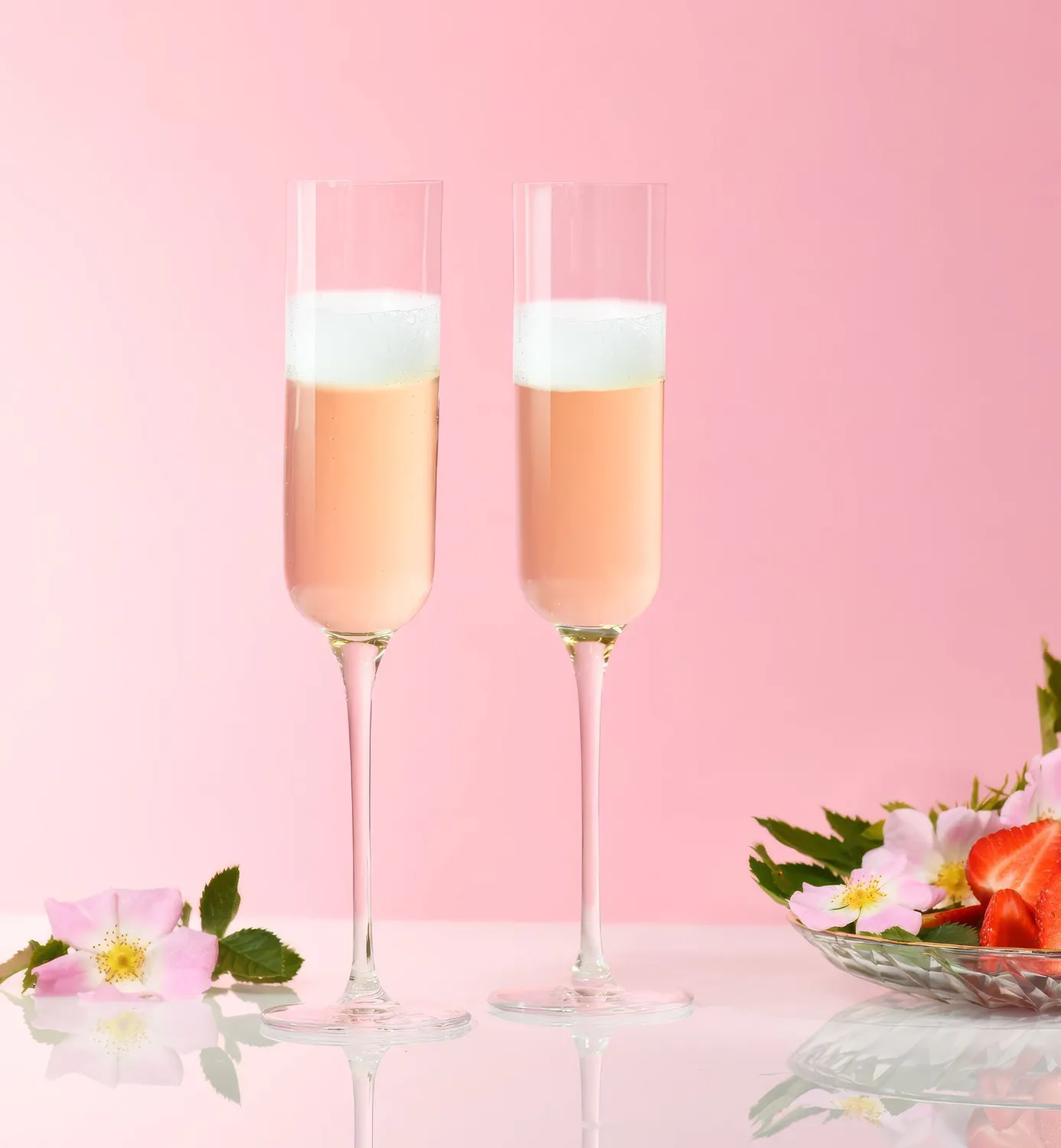 Krosno Glamour champagneglas 170 ml slank