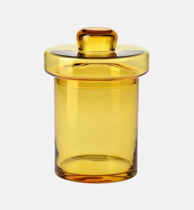 Krosno Gemstone glas med låg rav 27 cm