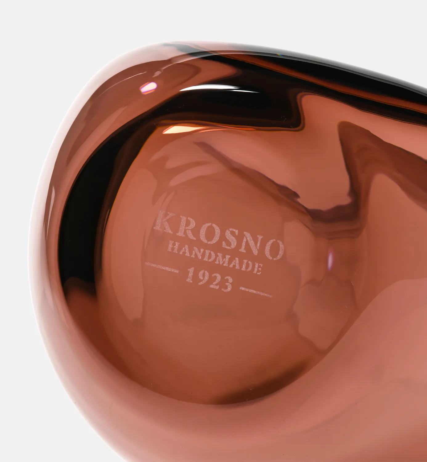 Krosno Flow Vase blomstervase 28 cm bordeaux