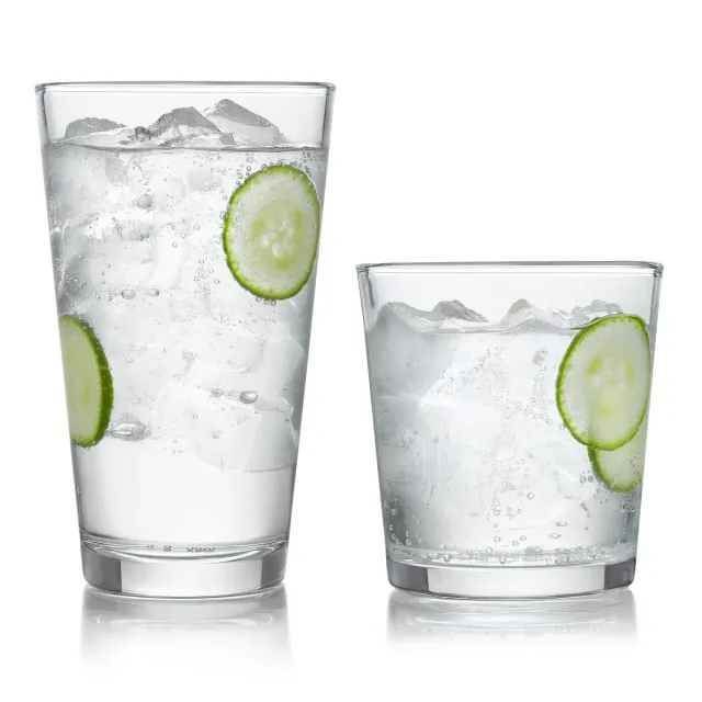Libbey Preston drikkeglas sæt 16 dele klart glas