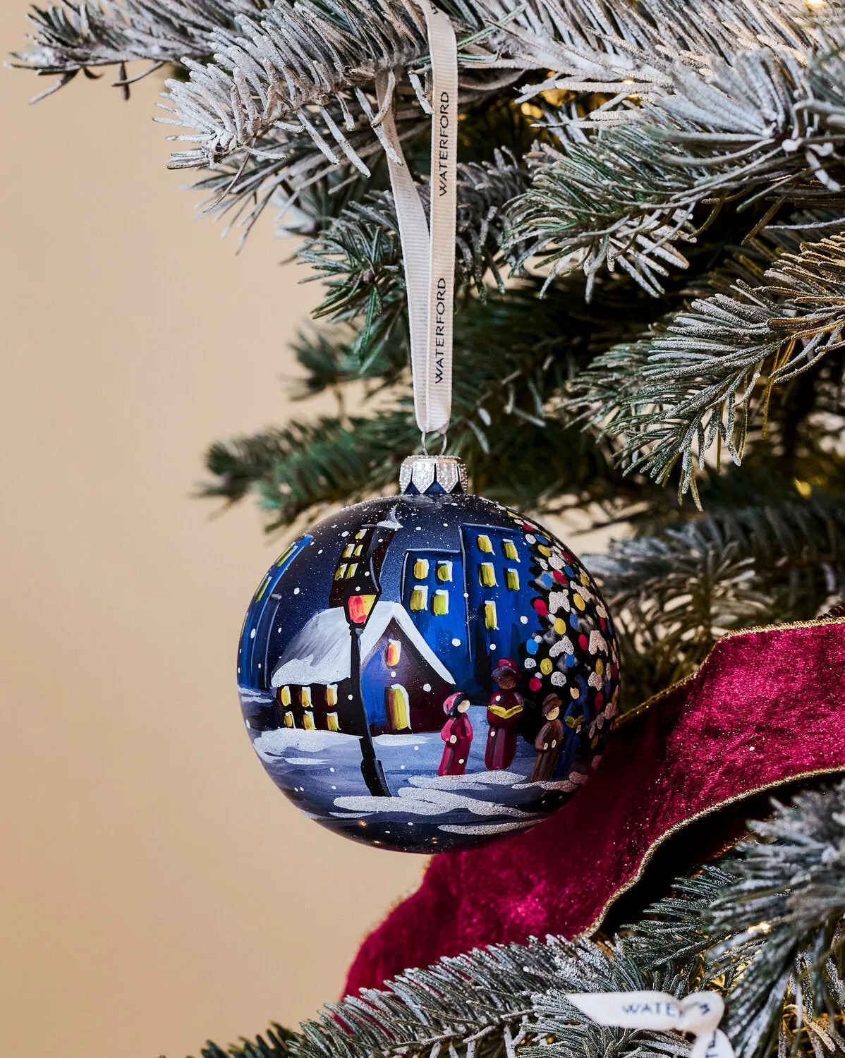Waterford Holiday Heirlooms Holy Night julekugle håndmalet