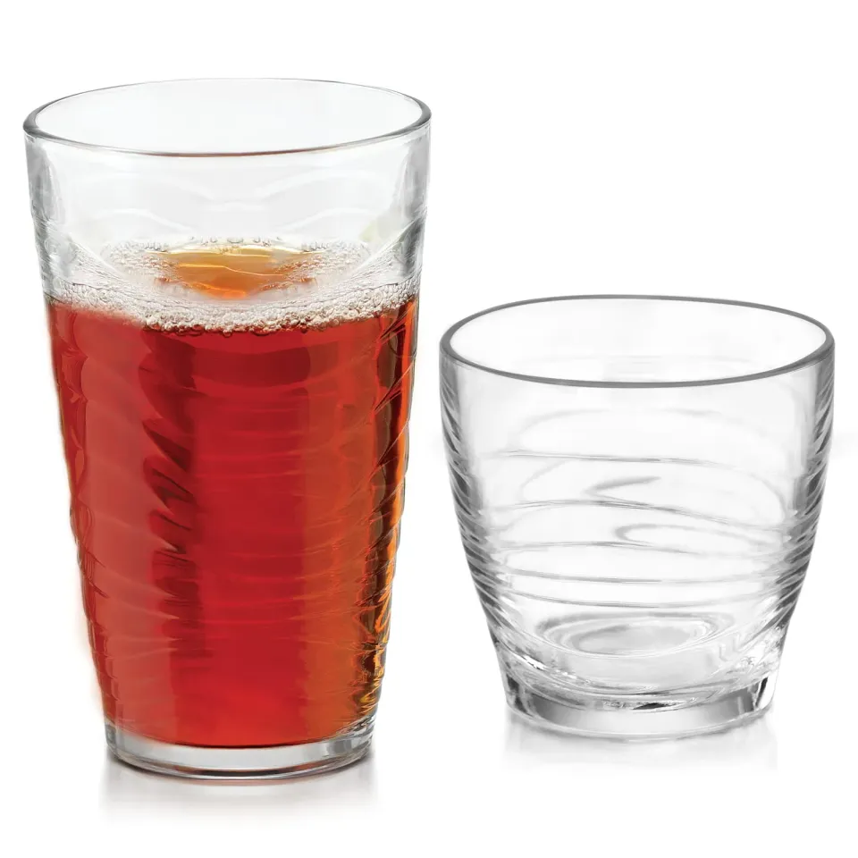 Libbey Orbita glassæt 16 stk mønster 535/340 ml