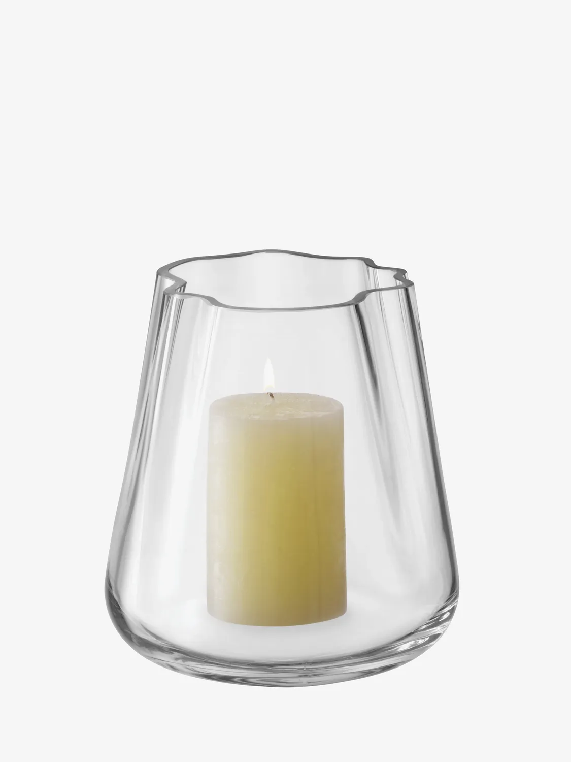 LSA Lagoon vase lanterne mundblæst glas lav
