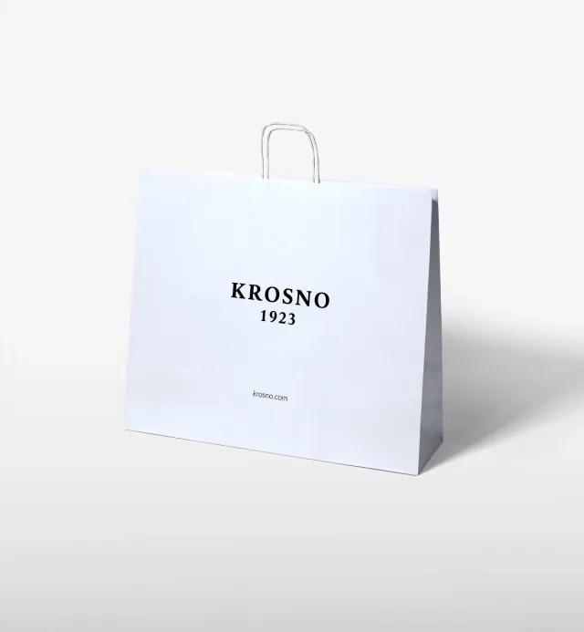 Krosno 1923 gavepose hvid 50 cm papir