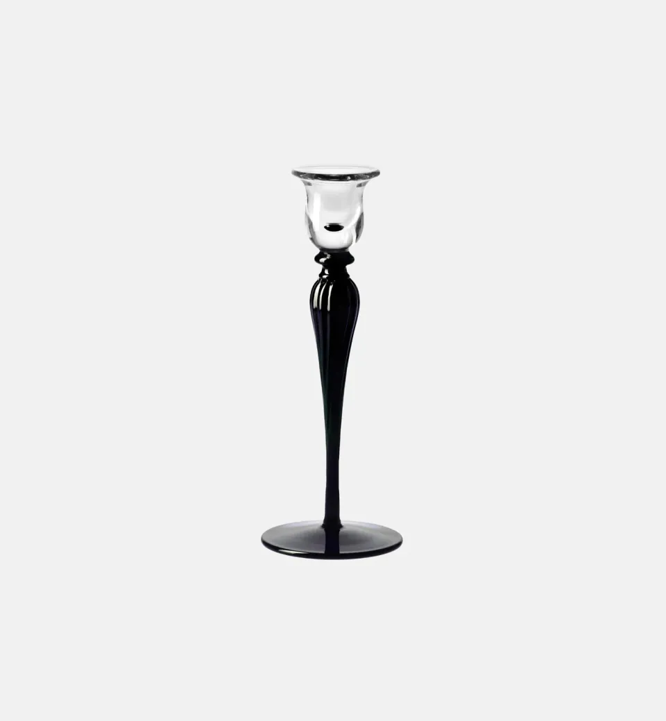 Krosno Heritage lysestage kobolt 25 cm krystal