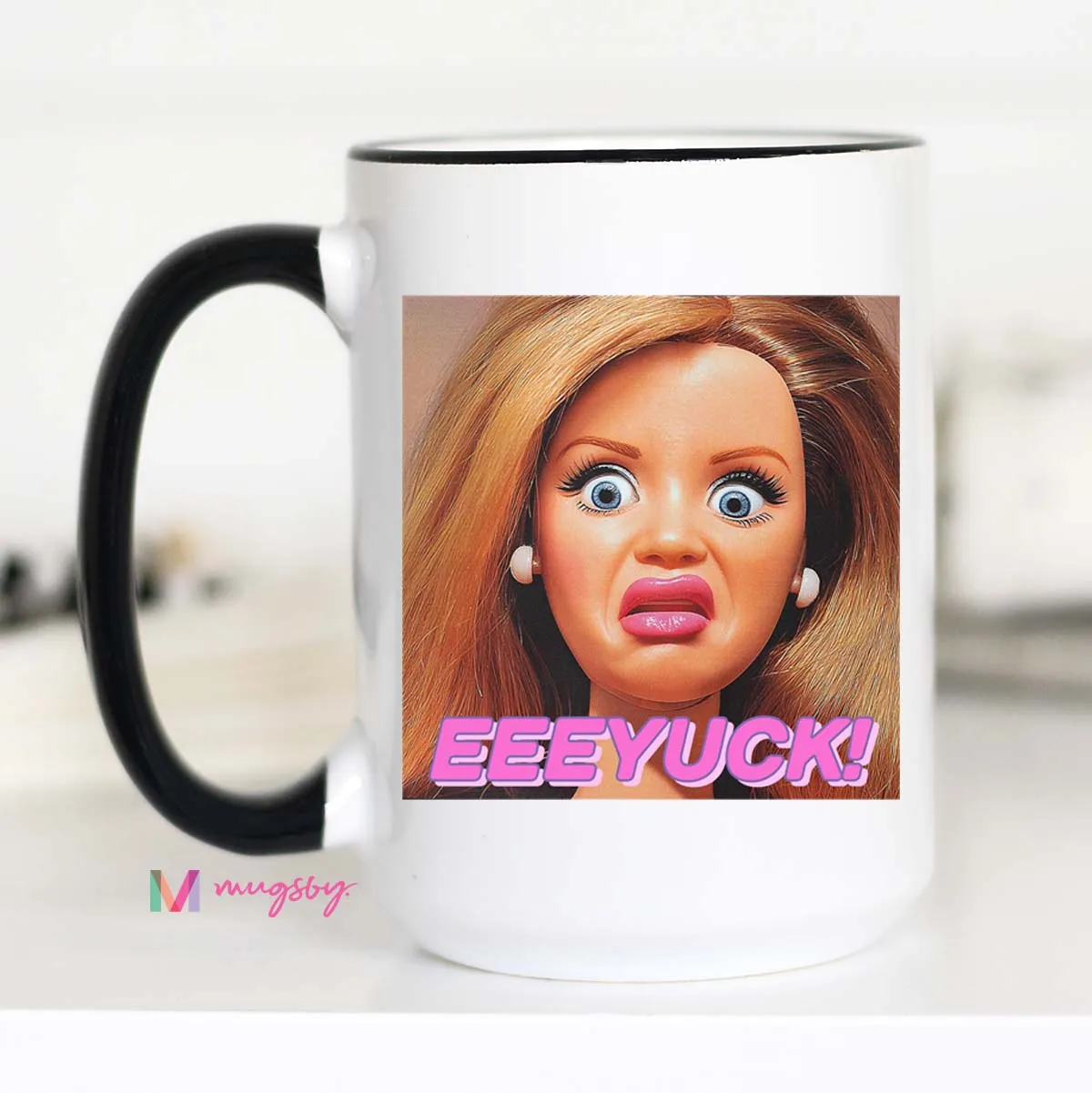 Mugsby Eeeyuck krus 11 oz hvid keramik meme