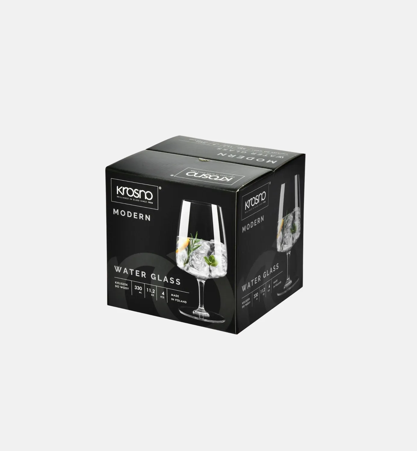 Krosno Modern vandglas 330 ml på stilk