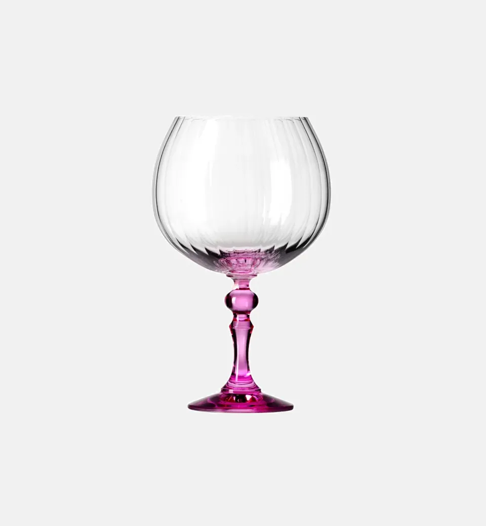 Krosno Ombré ginglas pink stilk 660 ml