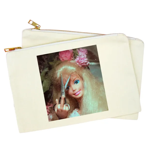 Mugsby Unhinged Doll makeup taske bomuld