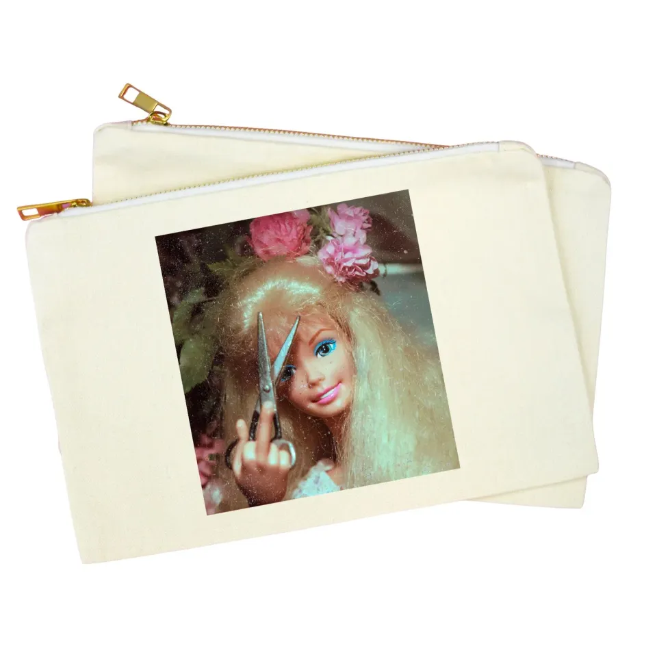 Mugsby Unhinged Doll makeup taske bomuld