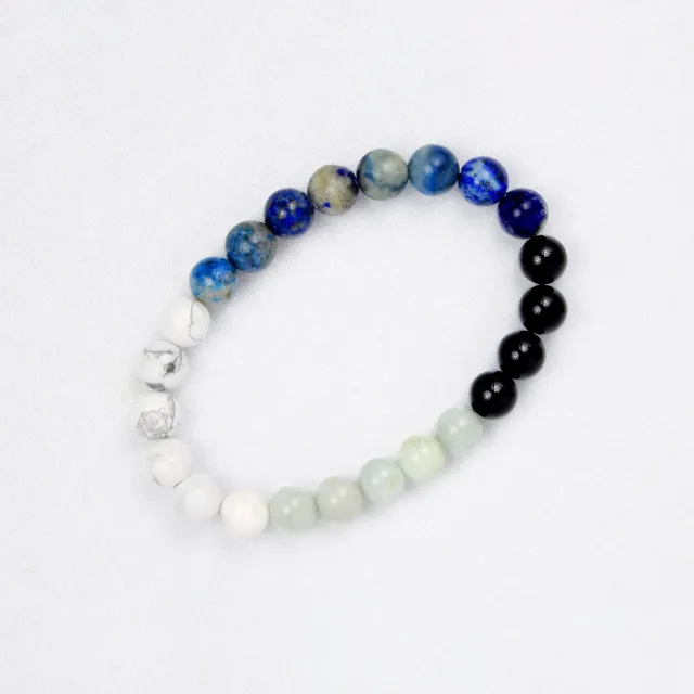 Power Bracelet evil eye krystalarmbånd 8mm