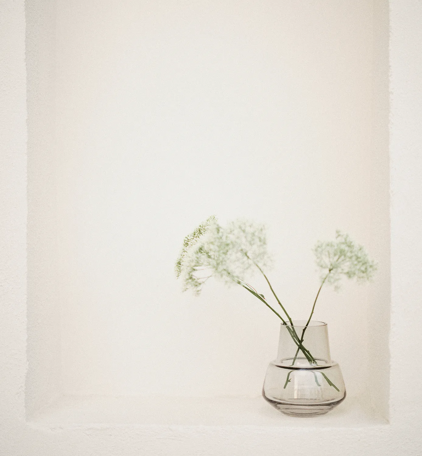 Krosno Muse vase 15 cm celestine blå