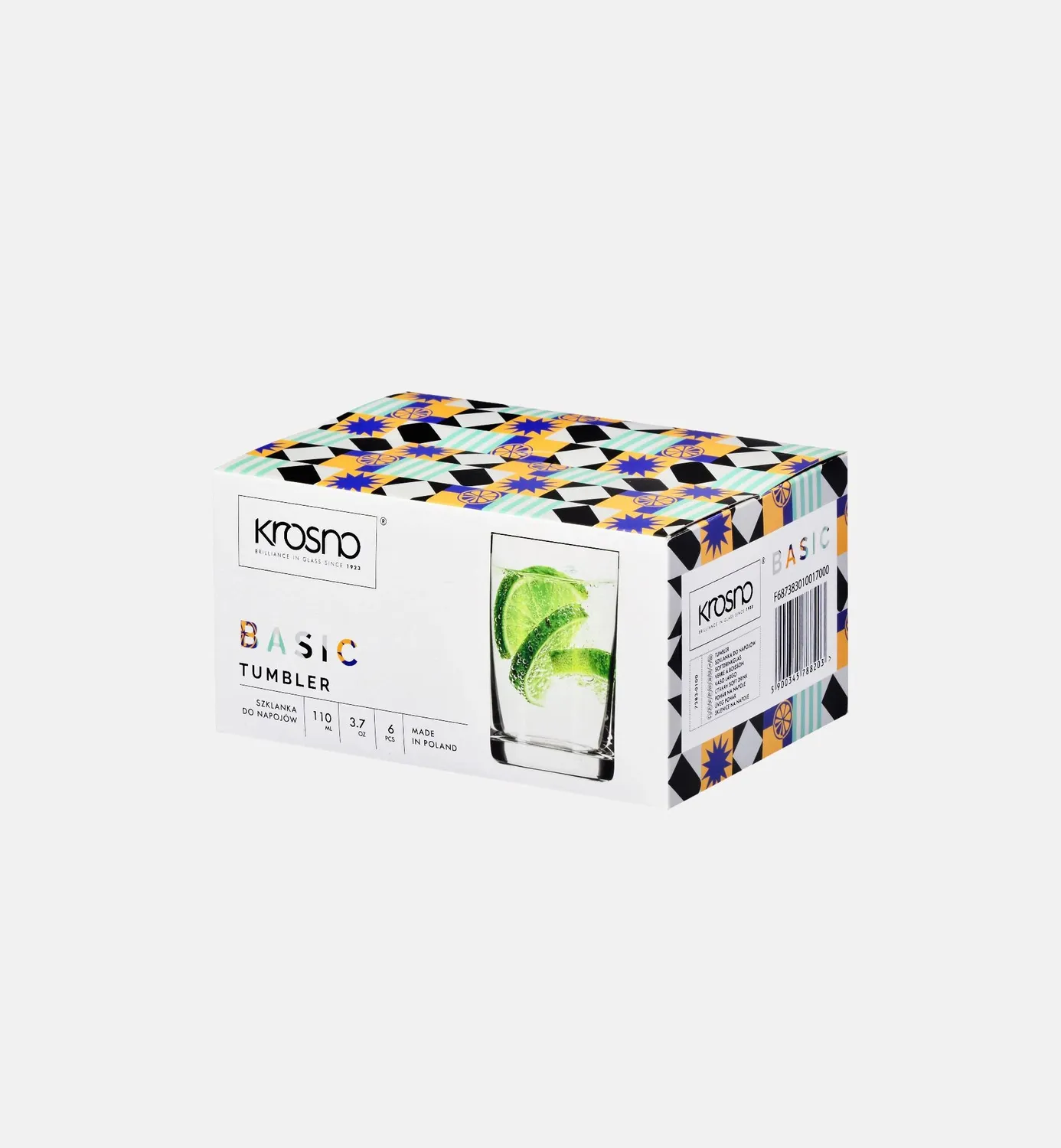 Krosno shotglas 110 ml klar glas