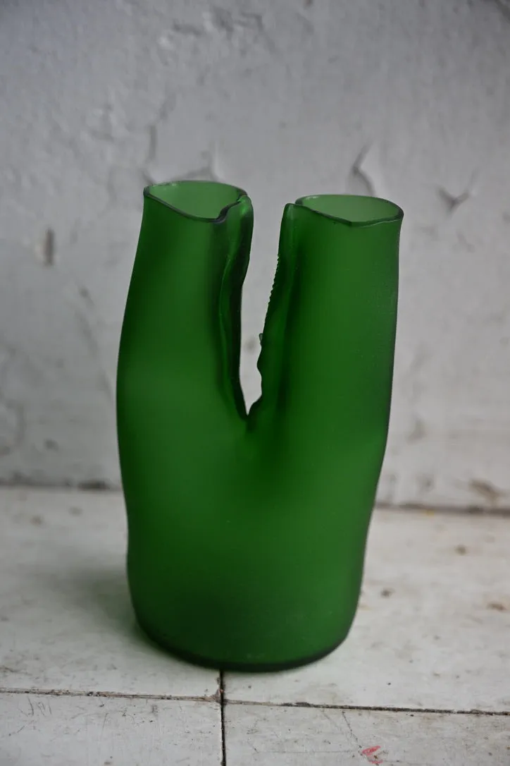Jesper Jensen Twin Bottleneck vase grøn medium
