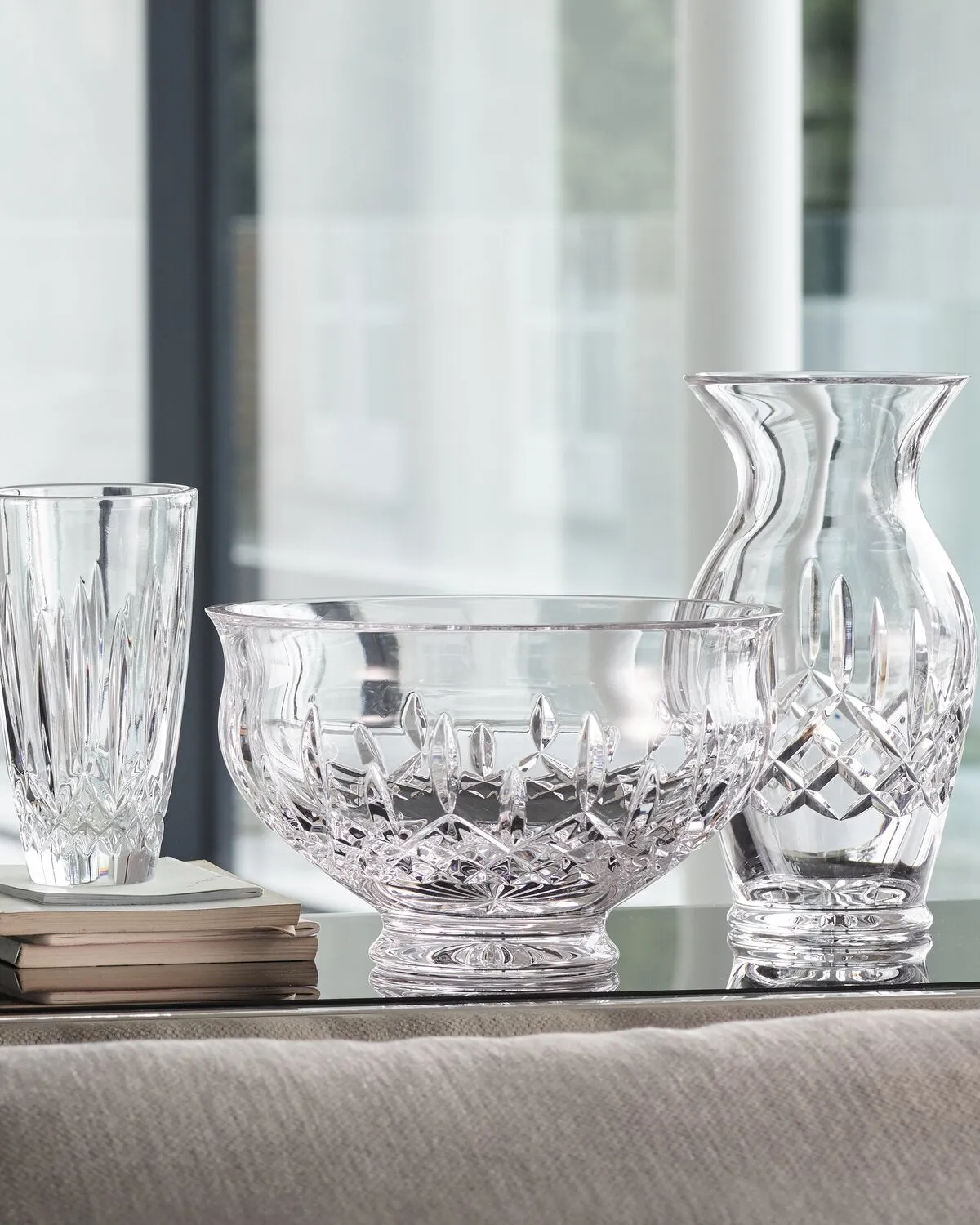 Waterford Lismore skål krystal 25 cm brillantslib