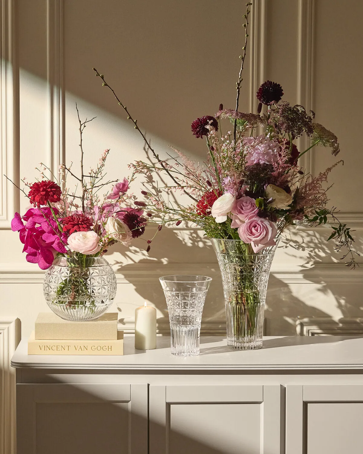 Waterford Mastercraft Powerscourt vase krystal håndslebet