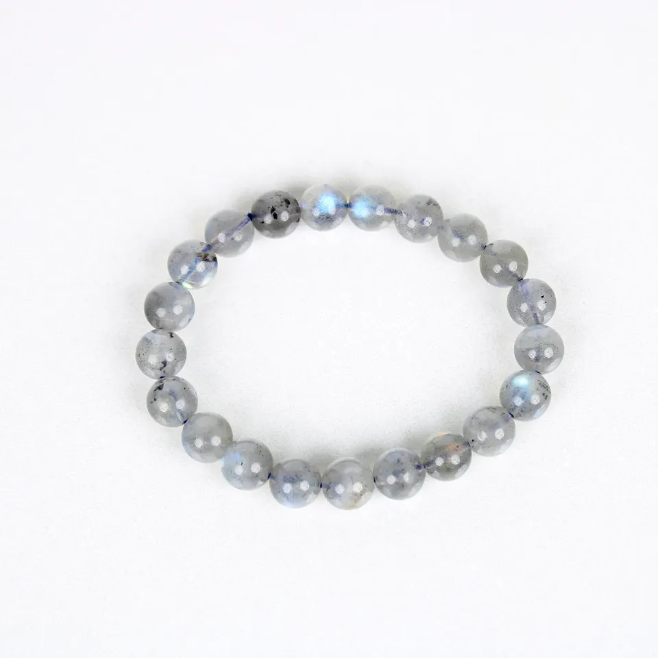 El'Cobre Labradorite krystalarmbånd 8mm natursten