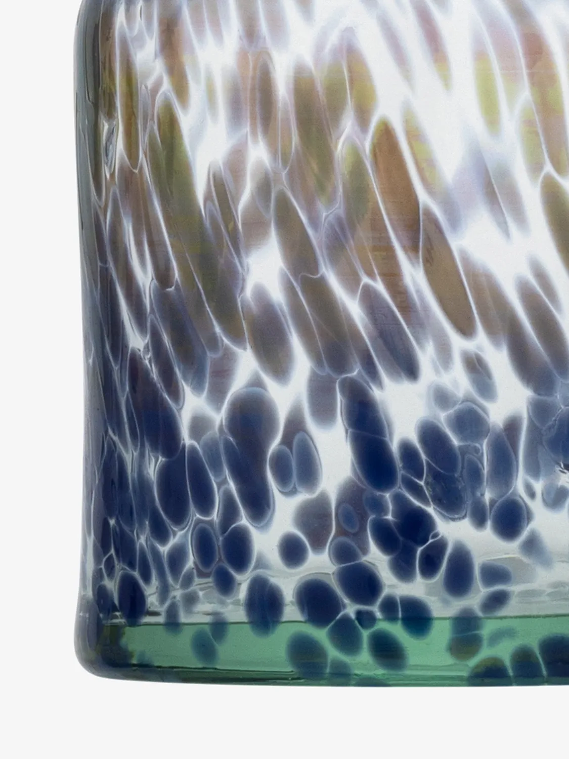 LSA Sea Glass bud vase genbrugsglas spættet lille