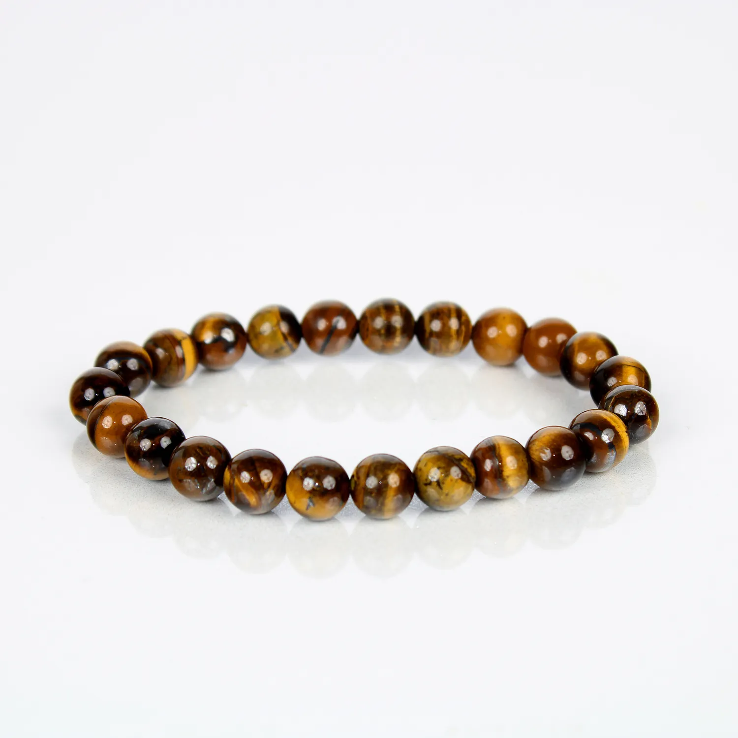 El'Cobre Tiger Eye armbånd 8mm tigerøje