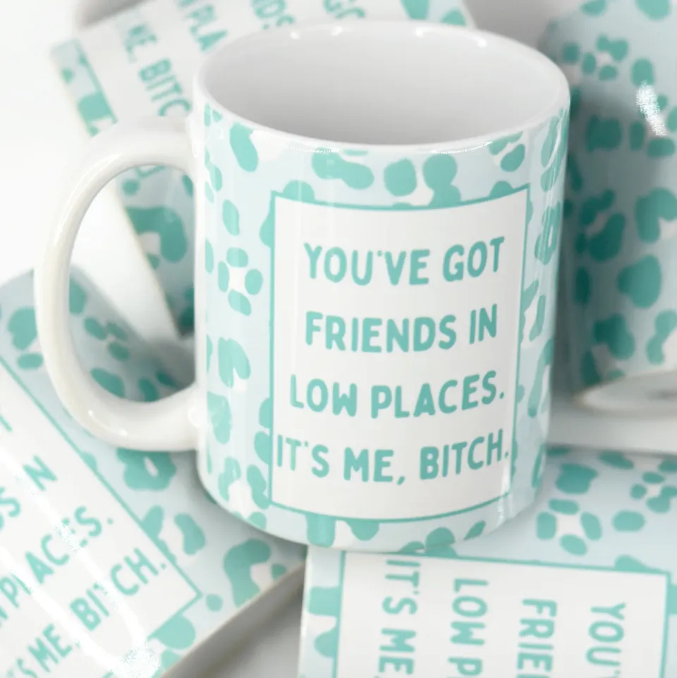 Mugsby Friends in Low Places kop 325 ml