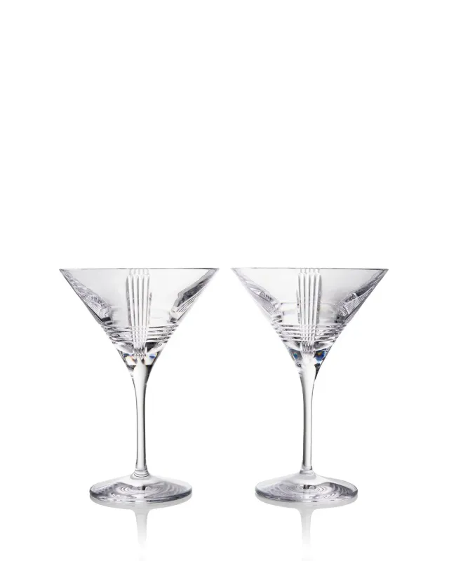Marquis Vector martiniglas krystal 2 stk