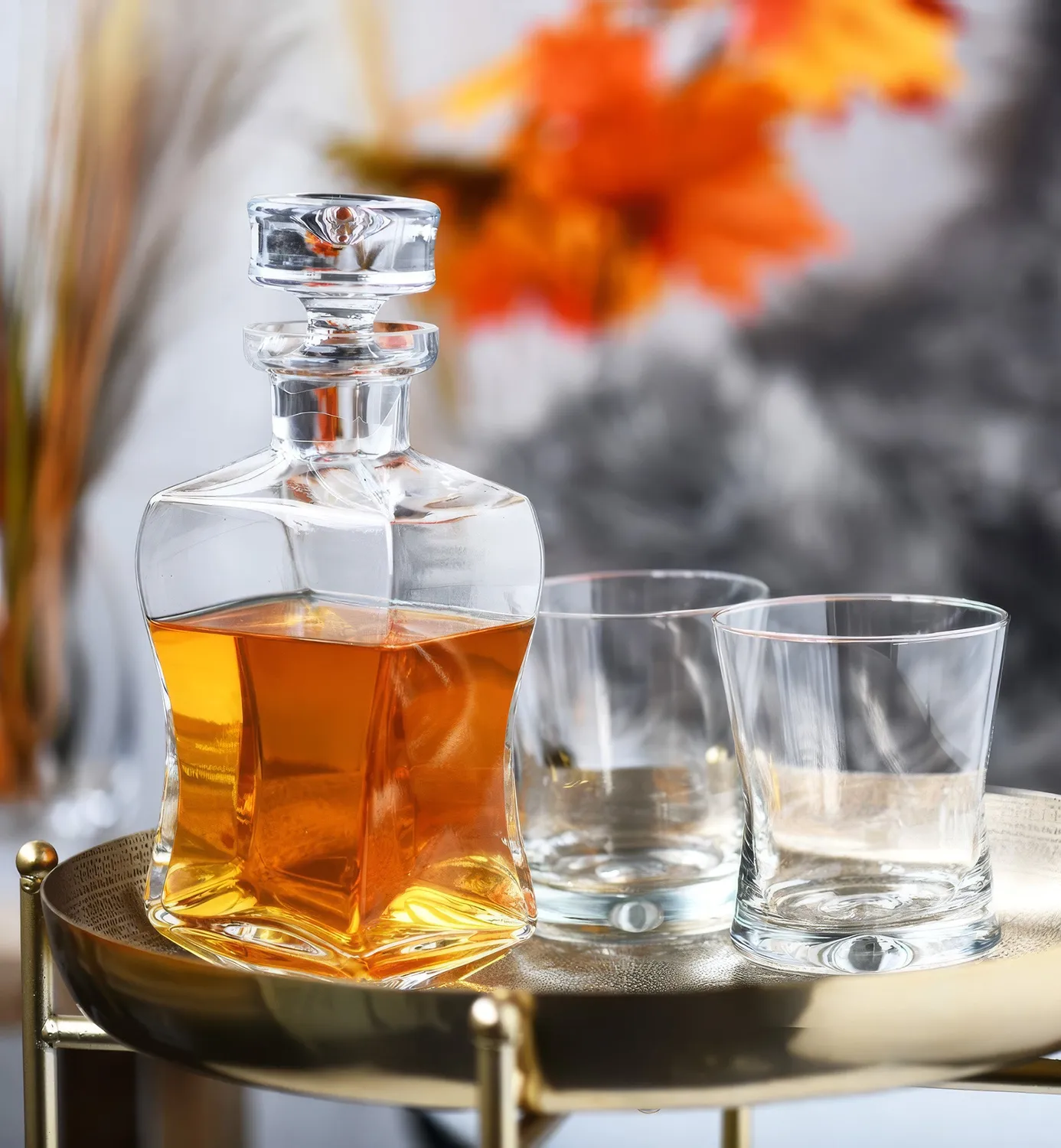 Krosno whiskysæt 7 dele karaffel + 290 ml glas
