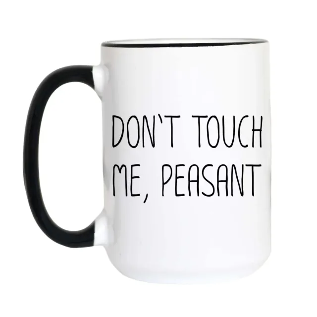 Mugsby Don’t Touch Me Peasant kop hvid 325 ml