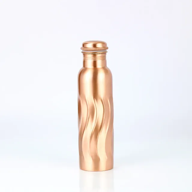 El'Cobre Premium Wave kobberflaske 1000 ml håndlavet