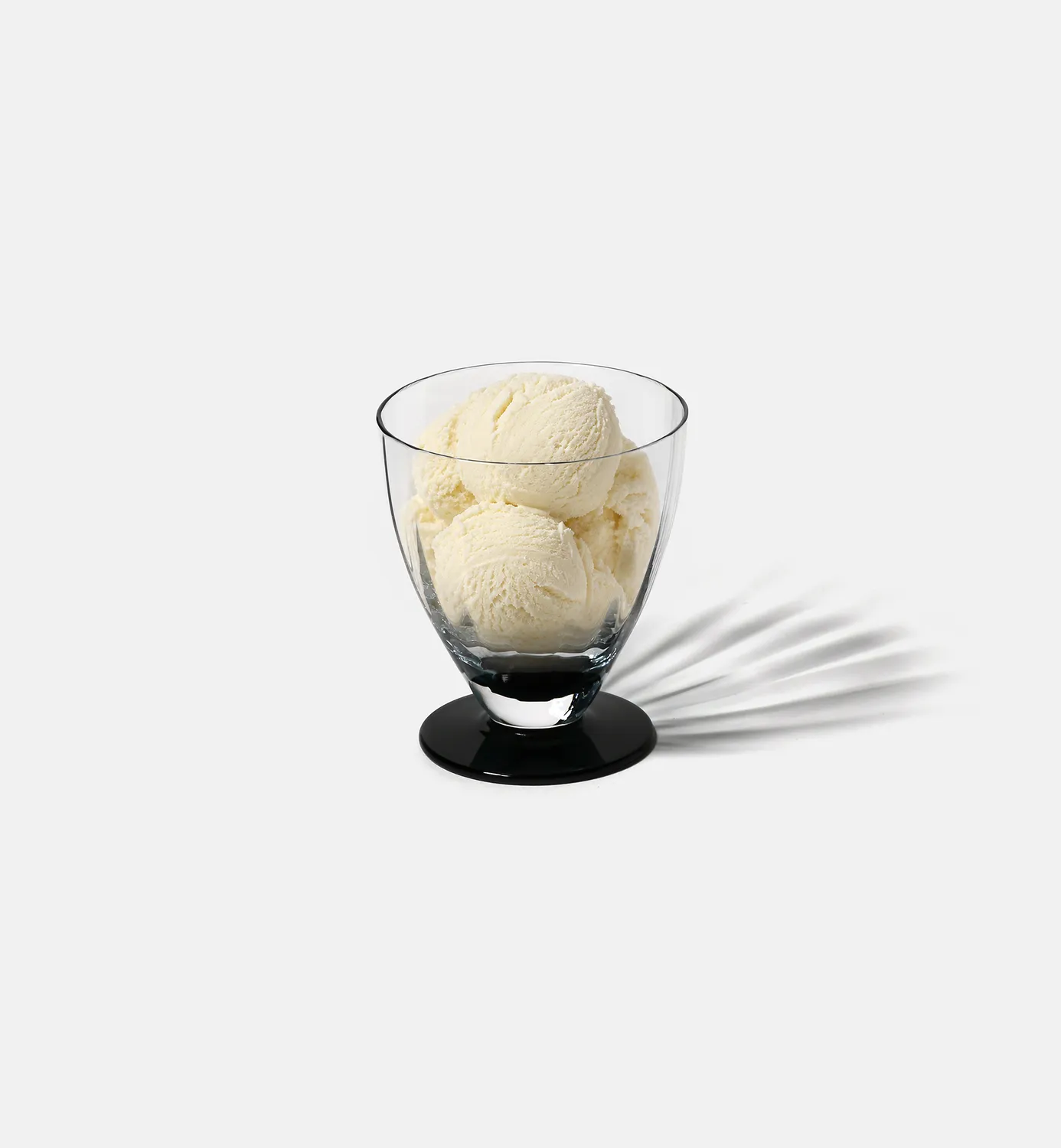 Krosno Ballerina dessertskåle 250 ml akvamarin 4 stk