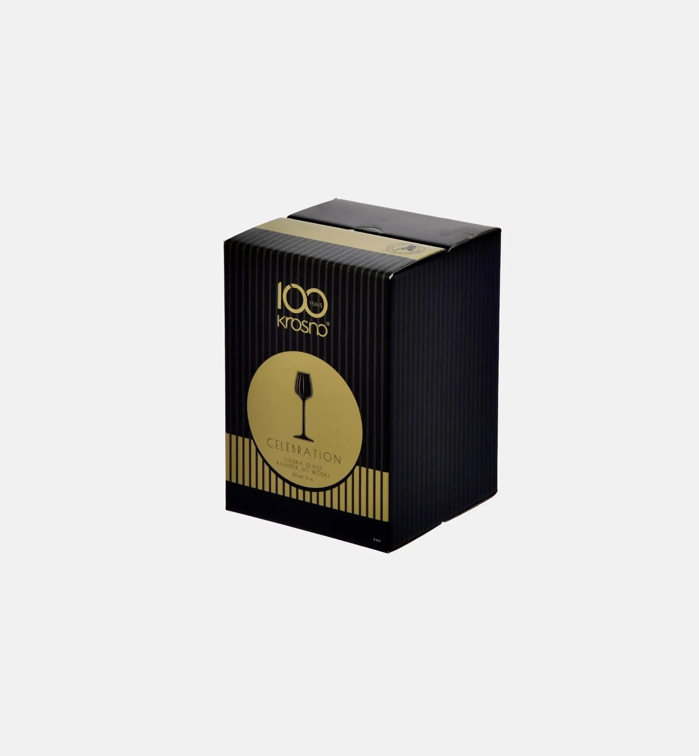 Krosno Celebration snapseglas 70 ml med riller