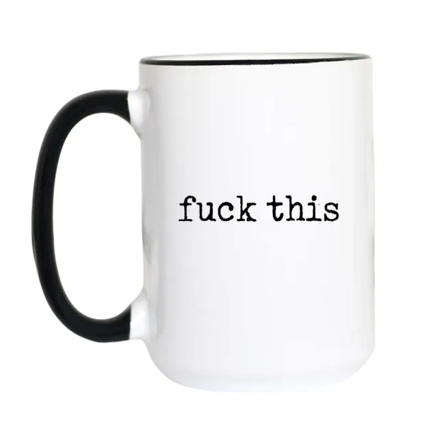 Mugsby F This krus hvid keramik 325 ml sjov
