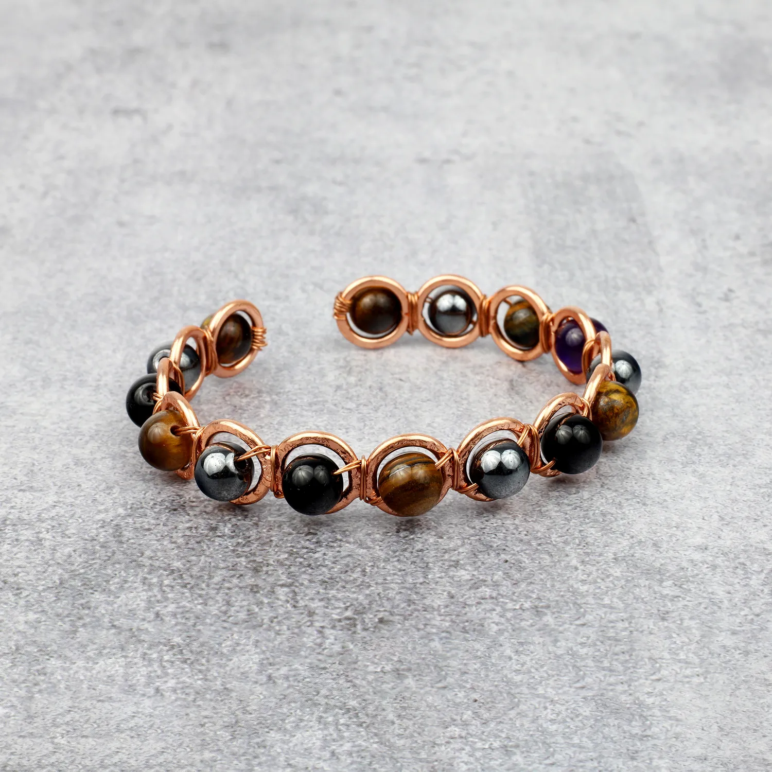 El'Cobre Triple Protection krystal armbånd kobber