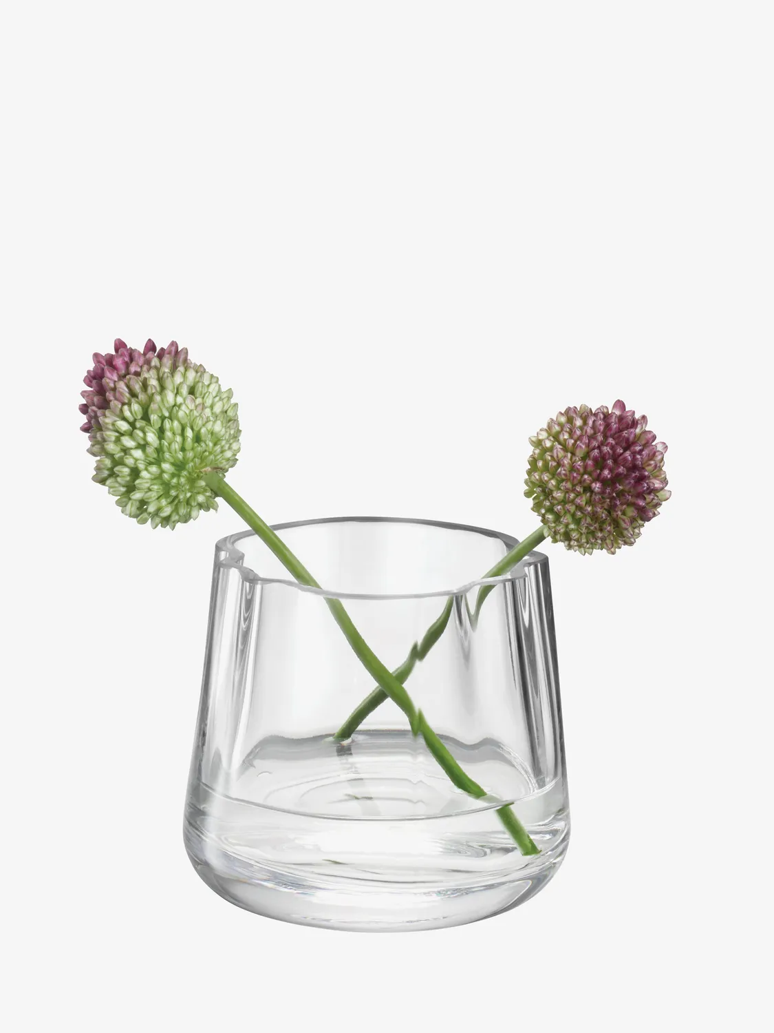 LSA Lagoon fyrfadsstage vase glas seegrøn