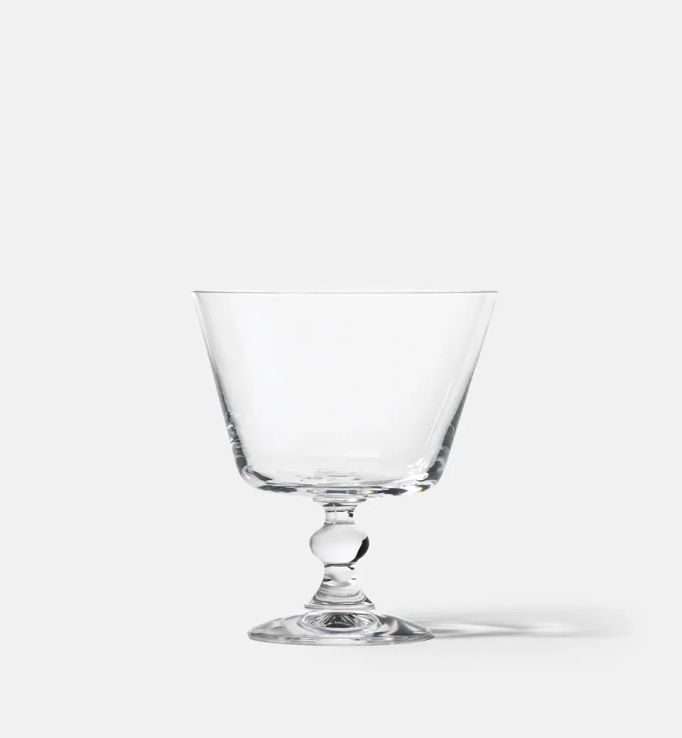 Krosno Krista dessertglas skål 380 ml slebet