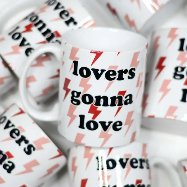 Mugsby Lovers Gonna Love kop 325 ml valentin